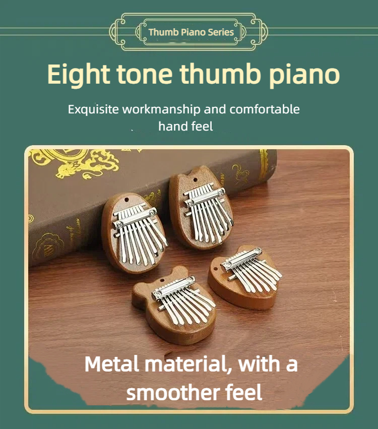 Musical Instrument Piano - Piano de pulgar portátil para principiantes,