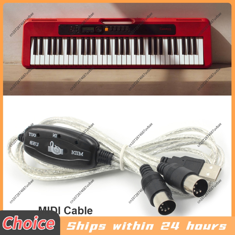 Musical Instrument Of Keyboard - Cable MIDI Profesional USB IN-OUT para
