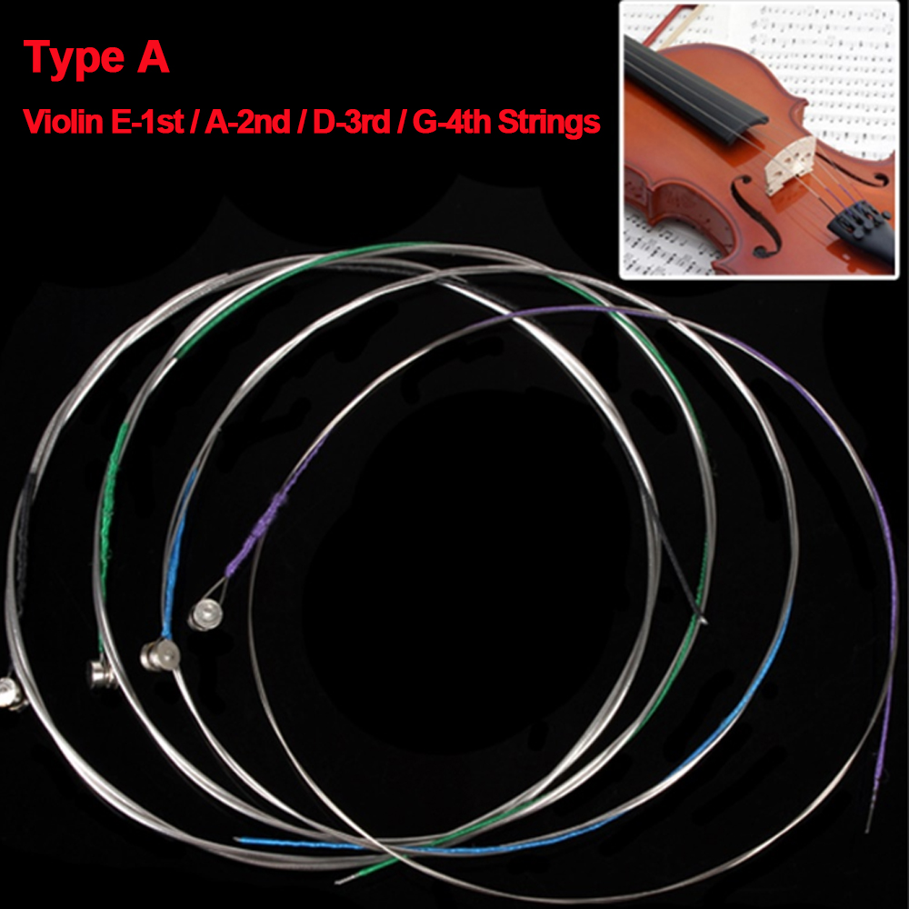 Musical Instrument Set - 4 unids/set cuerdas de violín E-A-D-G