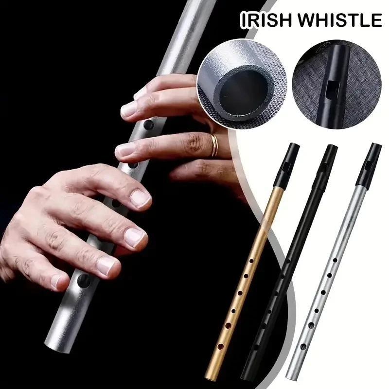 Tin Whistle Flute - Miwayer auténtico silbato irlandés flauta C/D