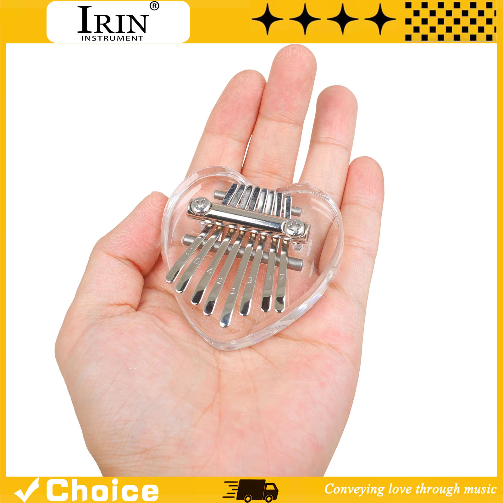 Musical Instrument Of Keyboard - Kalimba de 8 Teclas, Mini Piano