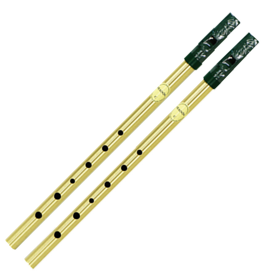 Tin Whistle Flute - Silbato irlandés de latón flauta Feadog