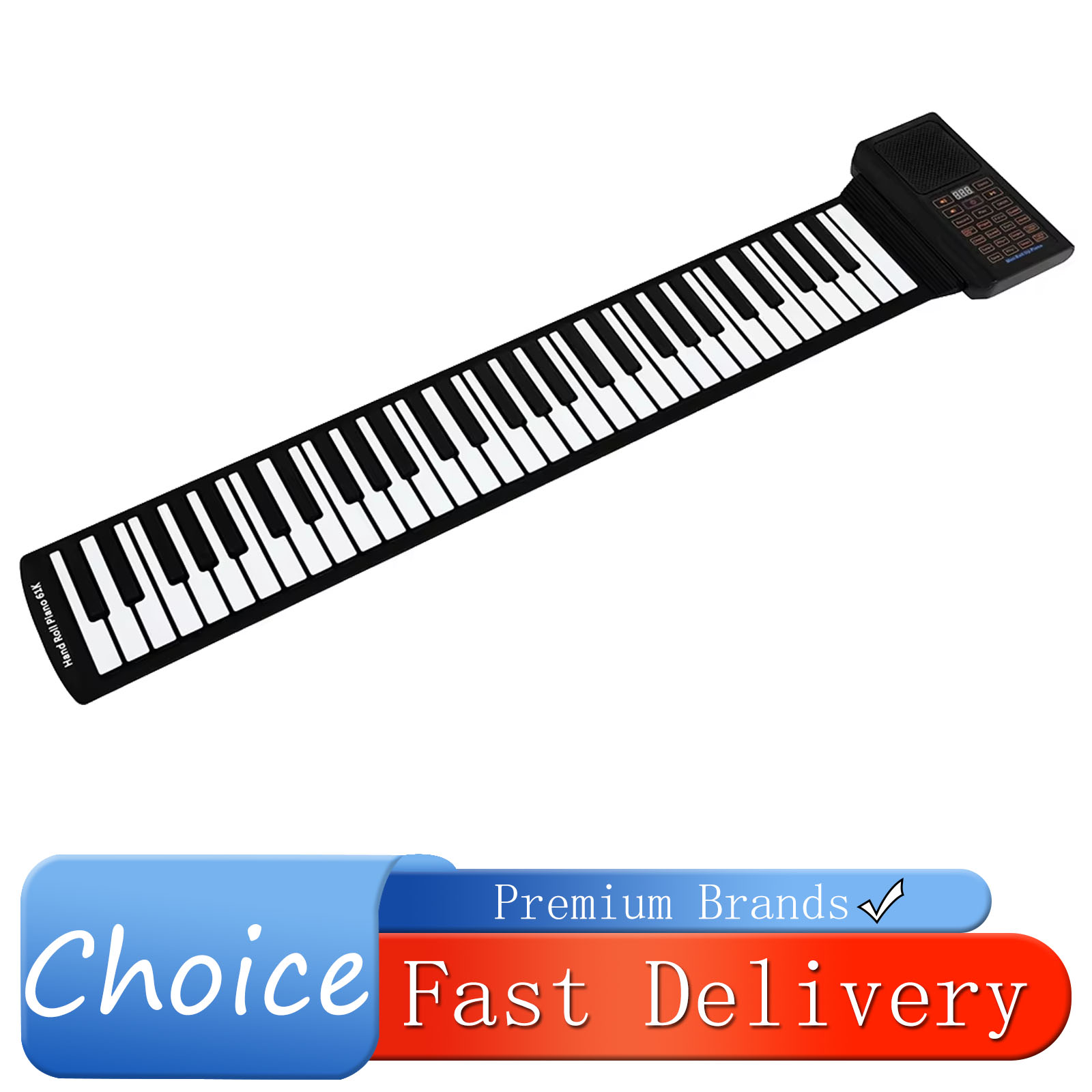 Musical Instrument Of Keyboard - Mini Piano enrollable de 61 teclas,