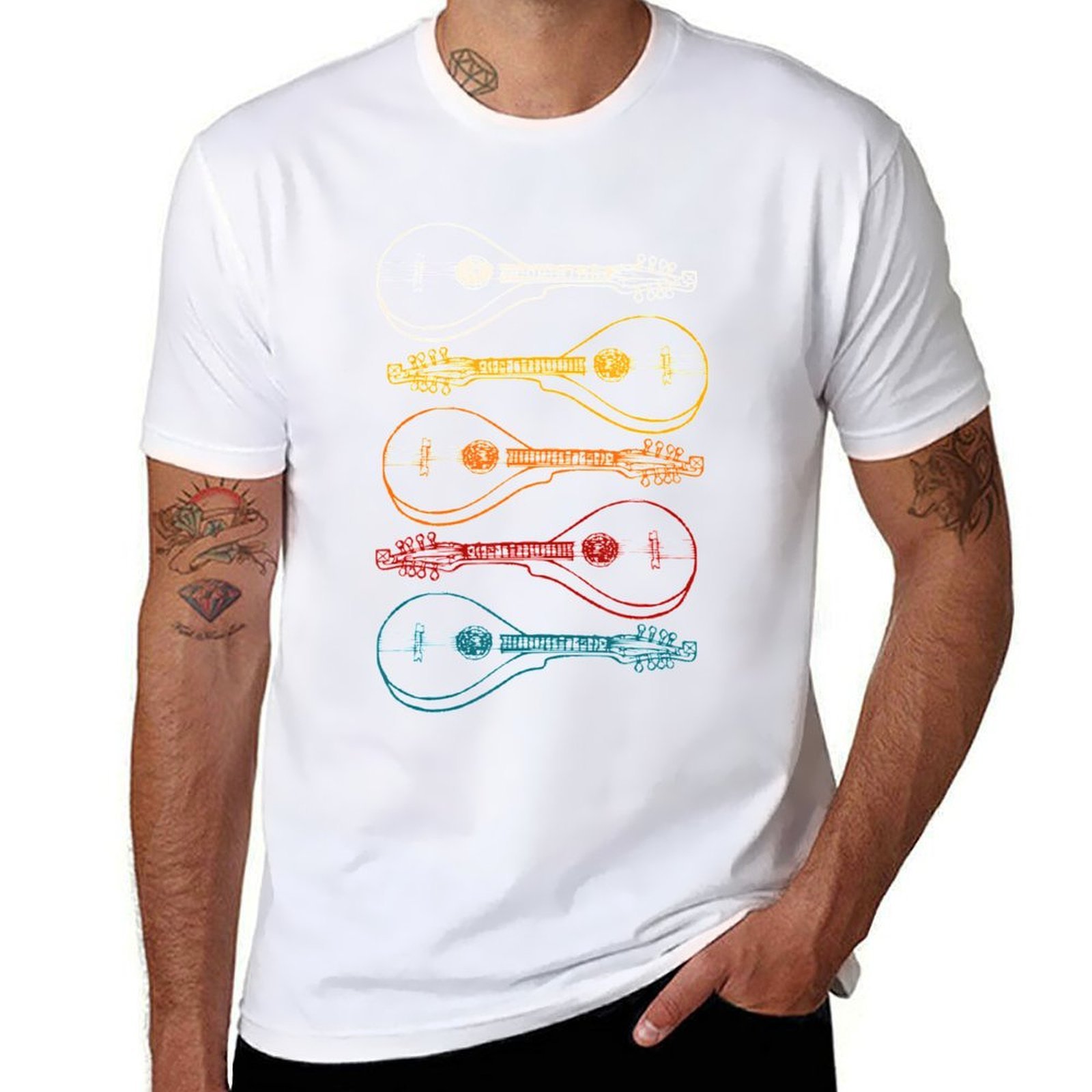 Musical Instrument Mandolin - Gran mandolina instrumento Musical Bluegrass camiseta