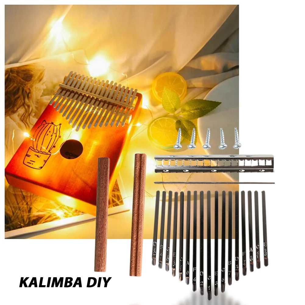 Musical Instrument Set - DIY 17 tonos Kalimba llaves juego