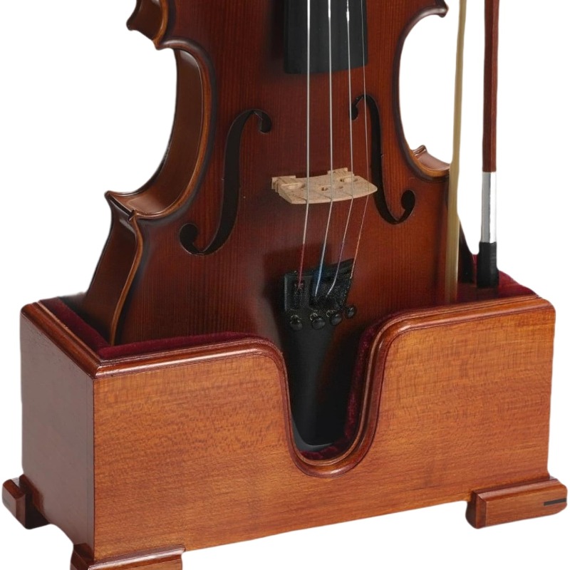 Musical Instrument Cello - Soporte de madera para violonchelo 4/4,