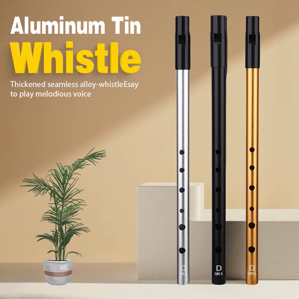 Tin Whistle Flute - Flauta Irlandesa de 6 Orificios en
