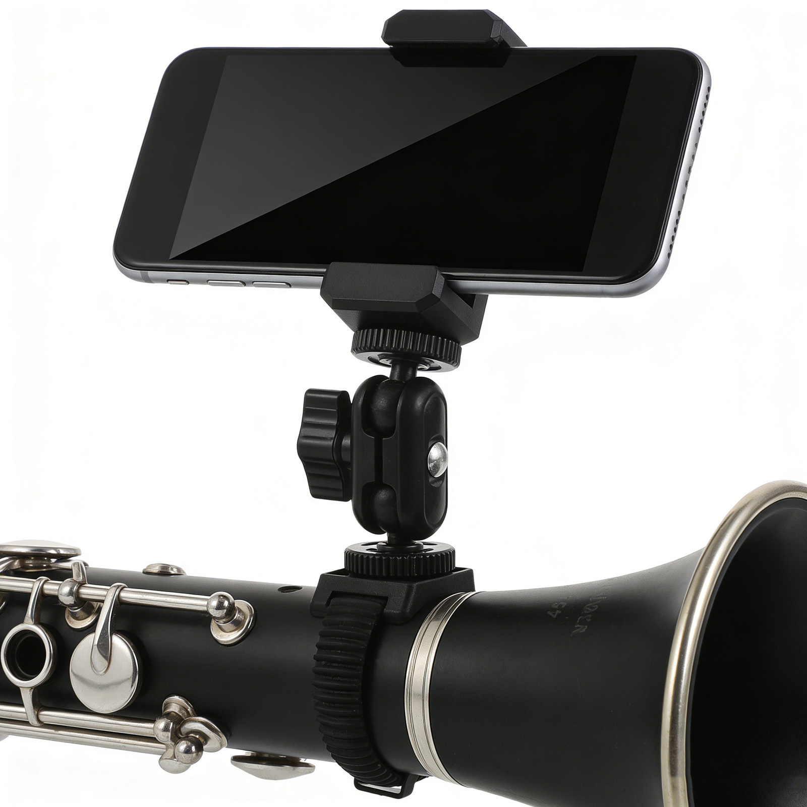 Musical Instrument Online - Soporte ajustable para saxofón con clip