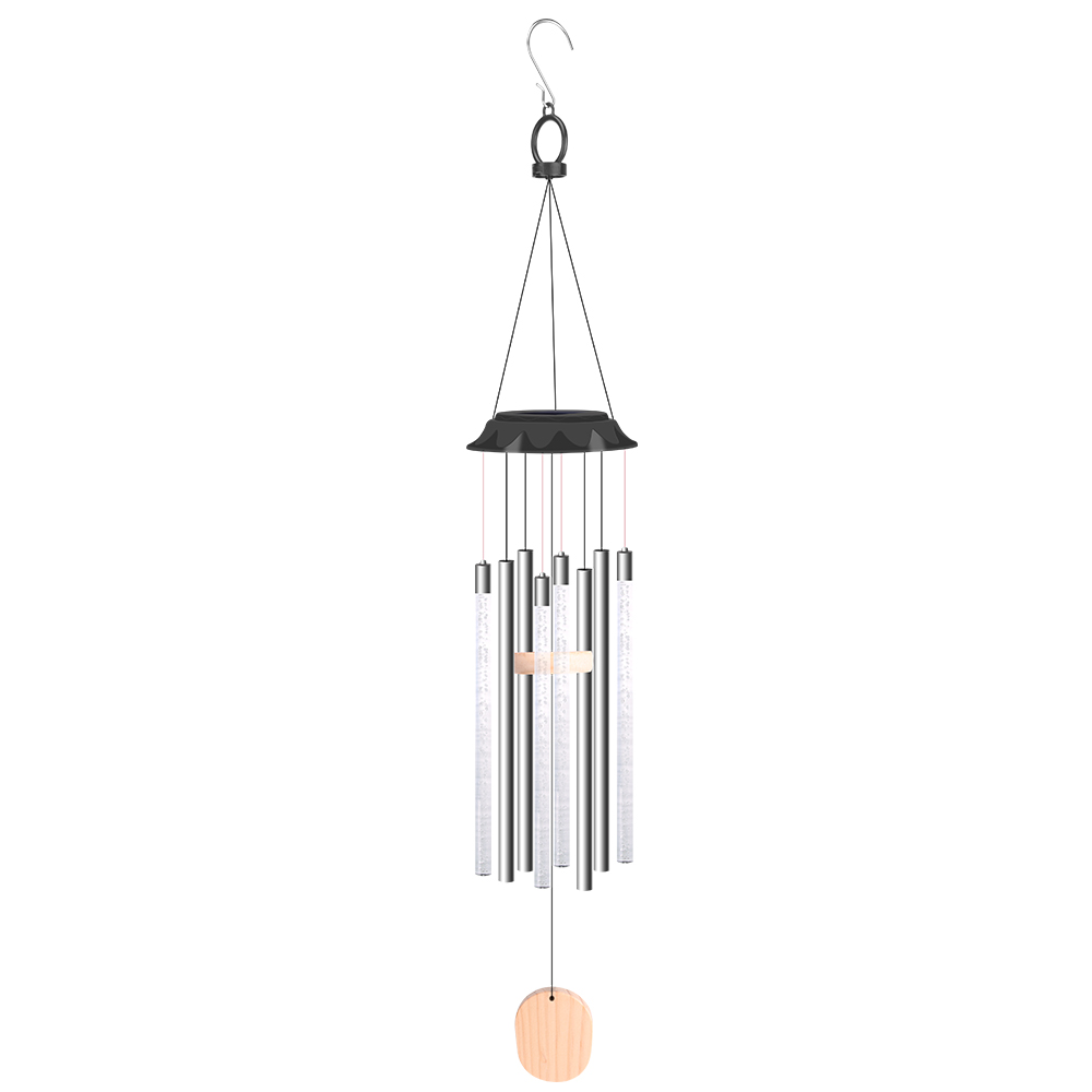 Carillón de viento Led Solar p - Wind Chime Tubular reseña y precio