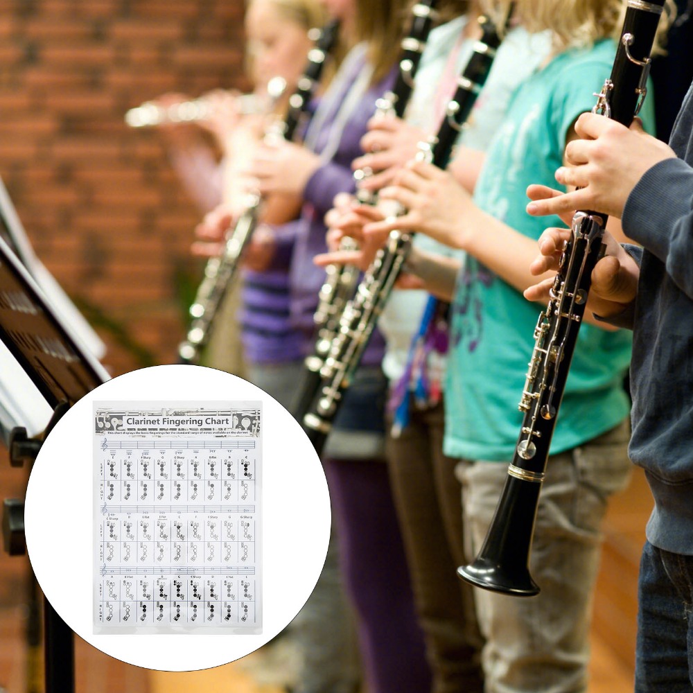 Tabla de dedos de clarinete pa - Musical Instrument Tabla reseña y precio