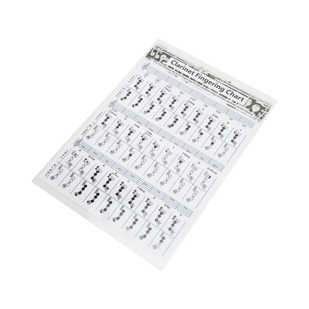 Tabla de dedos de clarinete pa - Musical Instrument Tabla reseña y precio