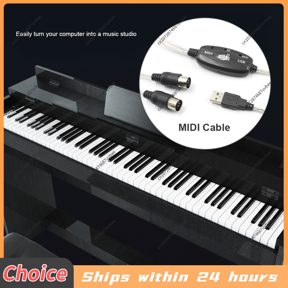 Cable MIDI Profesional USB IN- - Musical Instrument Of Keyboard reseña y precio