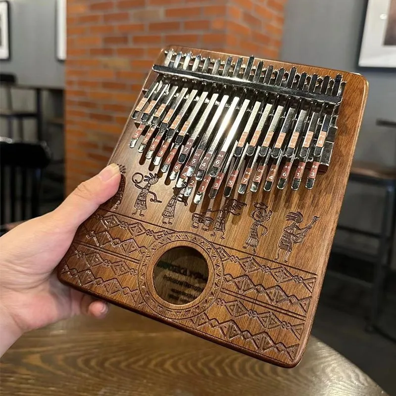 Kalimba de madera portátil par - Musical Instrument Of Keyboard reseña y precio