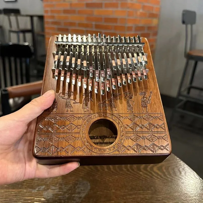 Kalimba de madera portátil par - Musical Instrument Of Keyboard reseña y precio
