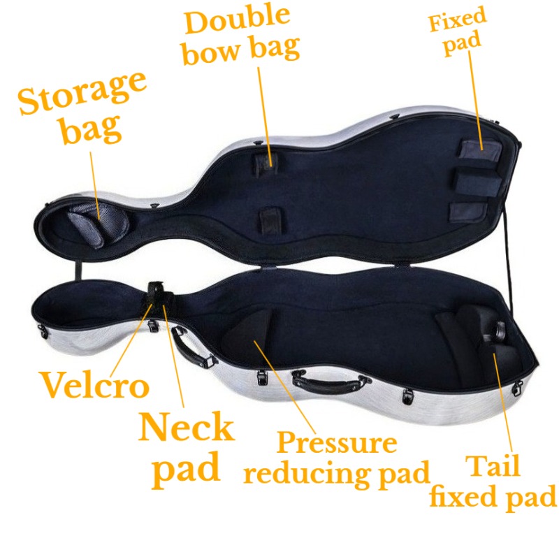 Estuche para violonchelo de fi - Musical Instrument Cello reseña y precio