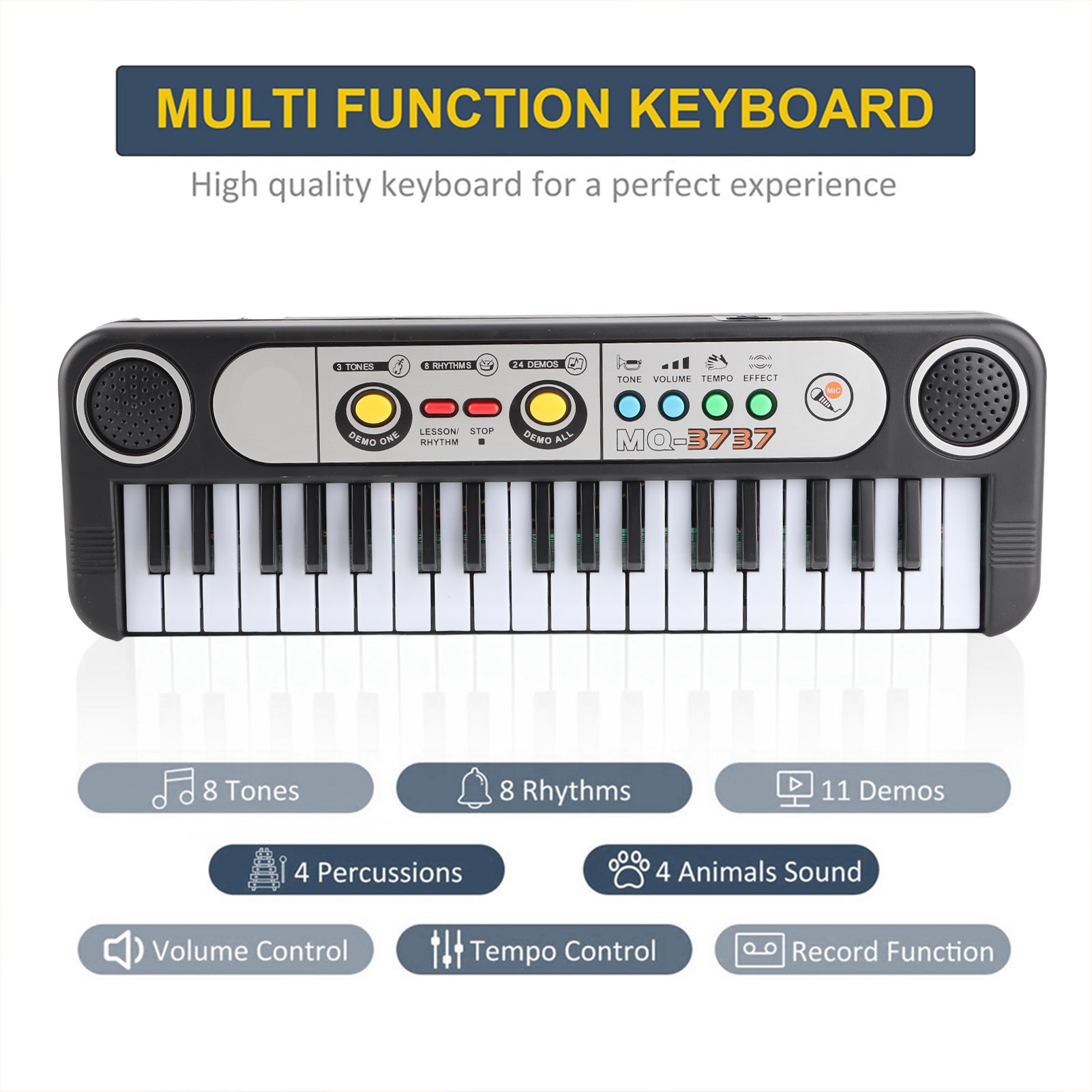 Piano Digital Eléctrico de 37  - Musical Instrument Of Keyboard reseña y precio