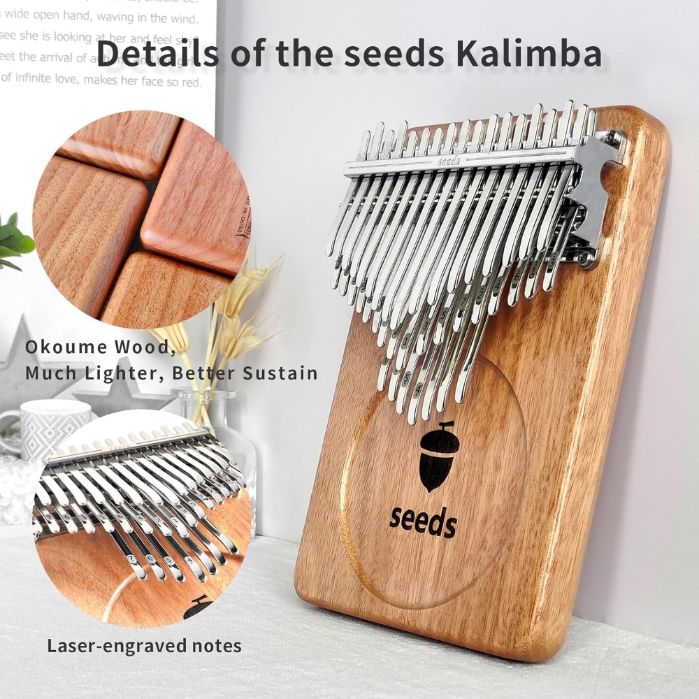 Semillas 41 teclas Kalimba cro - Musical Instrument Tabla reseña y precio