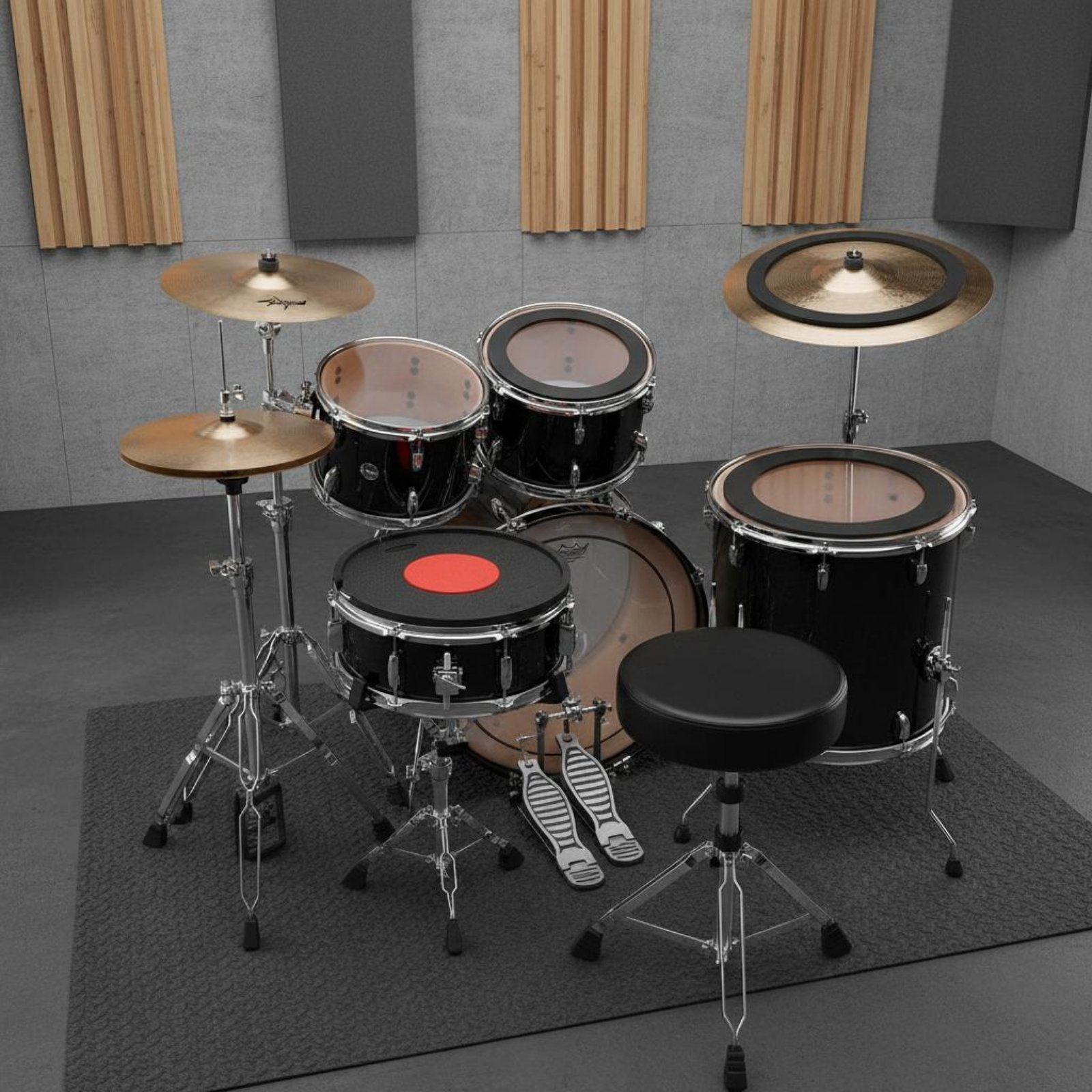 Silenciadores de Tambor y Plat - Musical Instrument Set reseña y precio