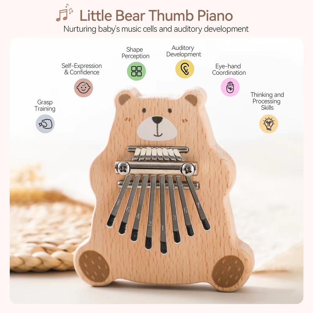 Mini Kalimba de 8 Teclas, Pian - Musical Instrument Piano reseña y precio