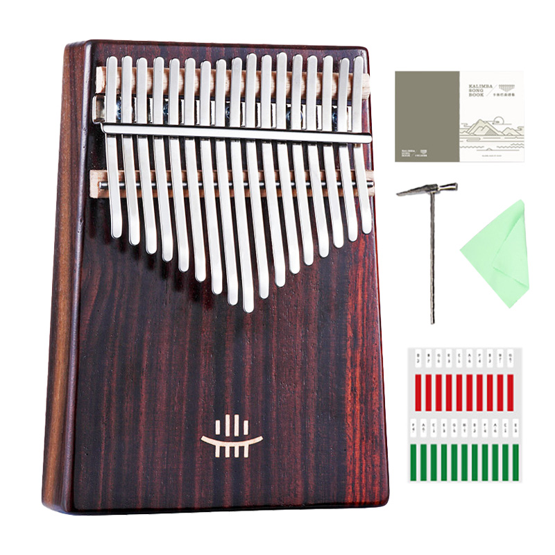 Hluru Kalimba de 17 teclas con - Musical Instrument Piano reseña y precio