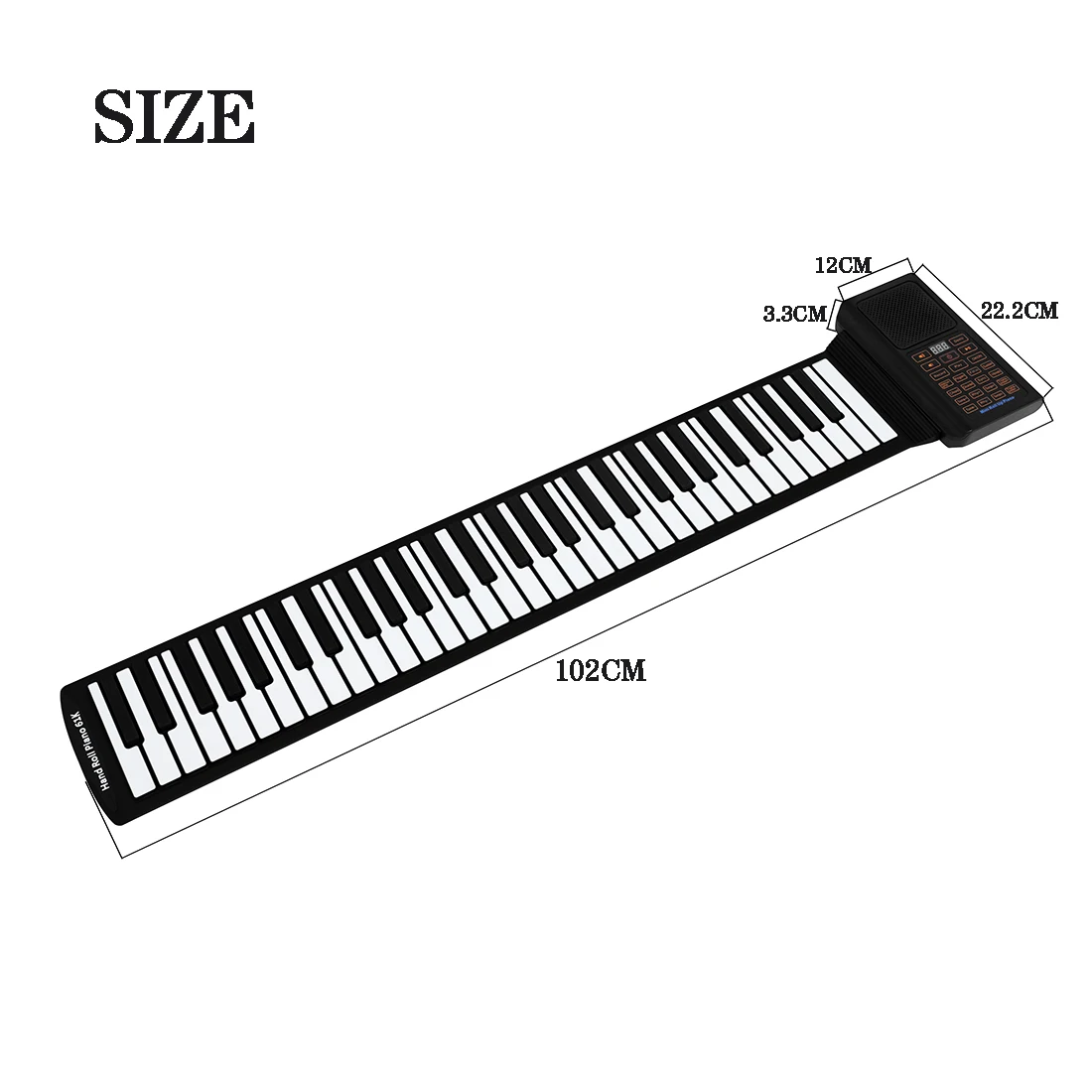 Mini Piano enrollable de 61 te - Musical Instrument Of Keyboard reseña y precio