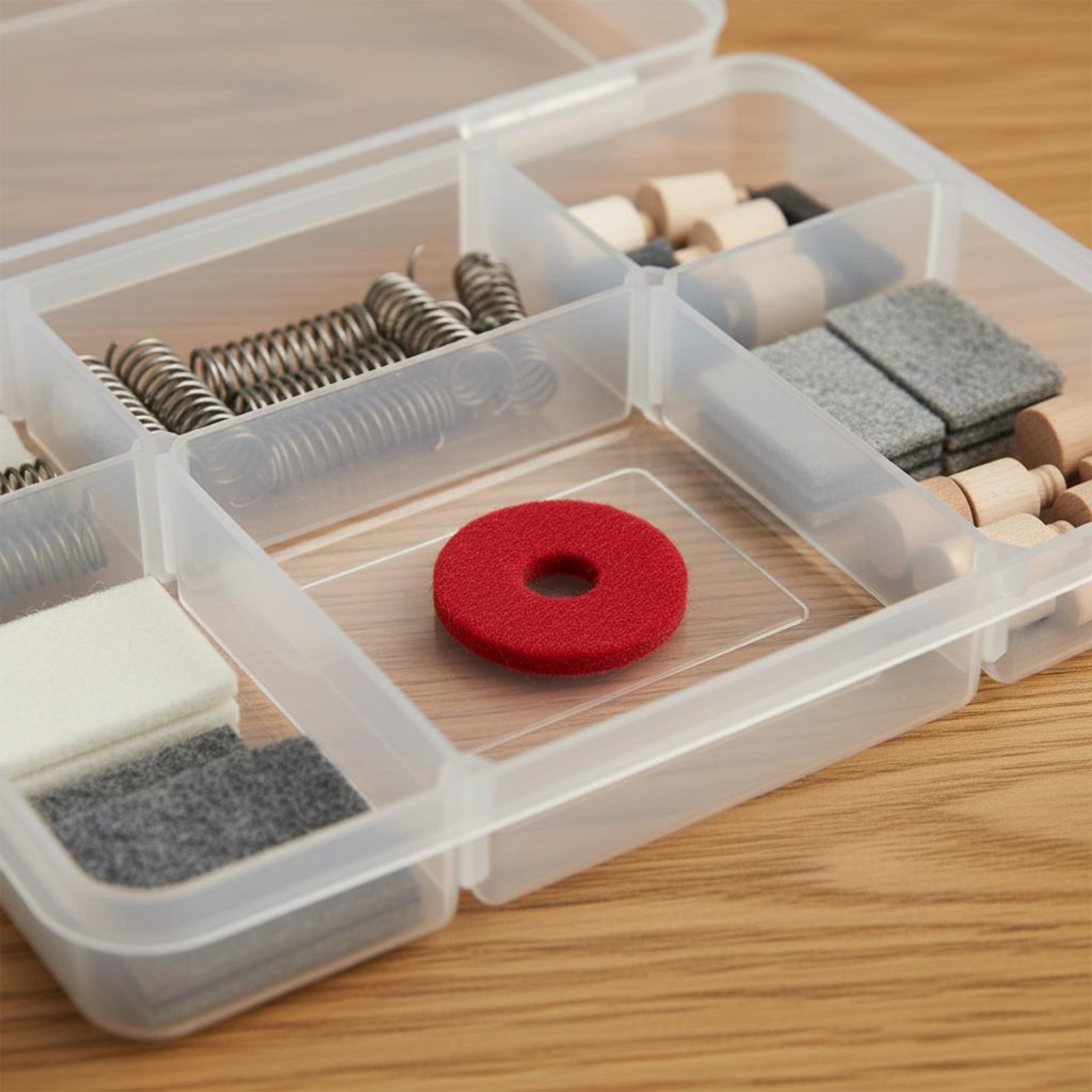 Almohadilla de fieltro roja pe - Musical Instrument Piano reseña y precio
