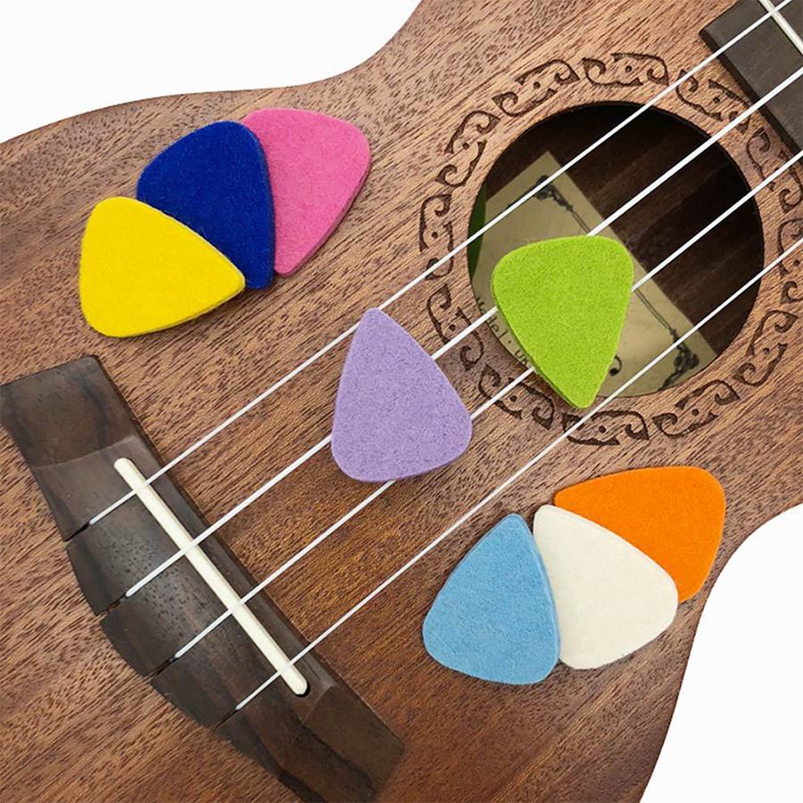 10/20 púas de fieltro para gui - Musical Instrument Mandolin reseña y precio