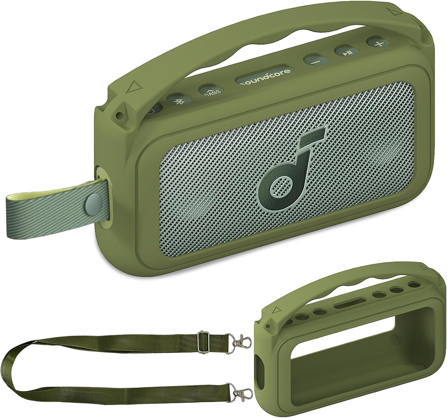 Funda protectora con mango de  - Anker Speaker Soundcore Motion+ reseña y precio