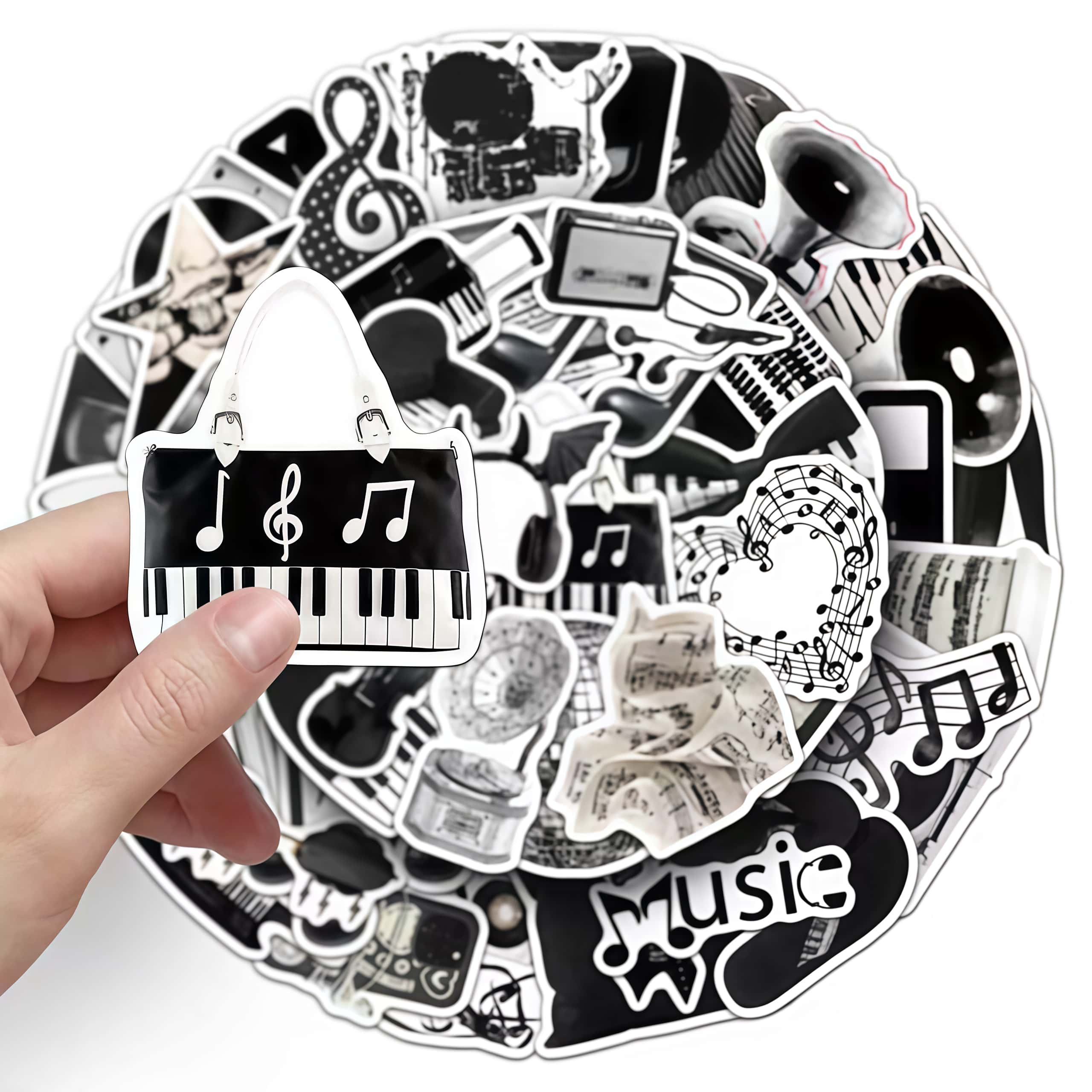 50 pegatinas de instrumentos m - Musical Instrument Tabla reseña y precio