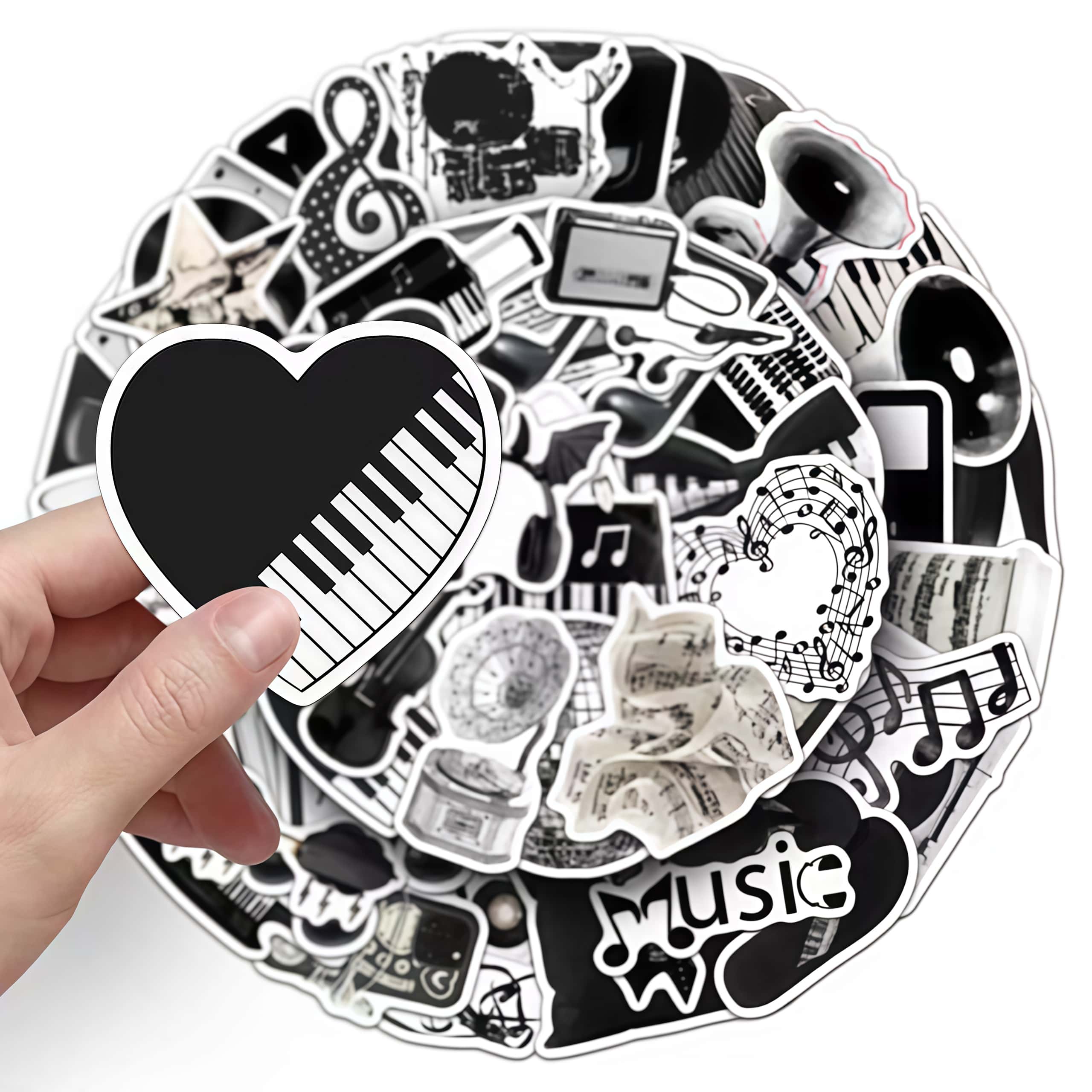 50 pegatinas de instrumentos m - Musical Instrument Tabla reseña y precio