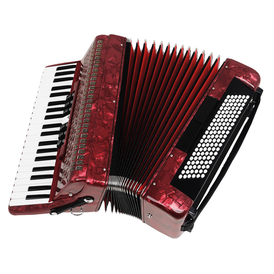 Acordeón de 41 Teclas y 120 Ba - Musical Instrument Reed reseña y precio