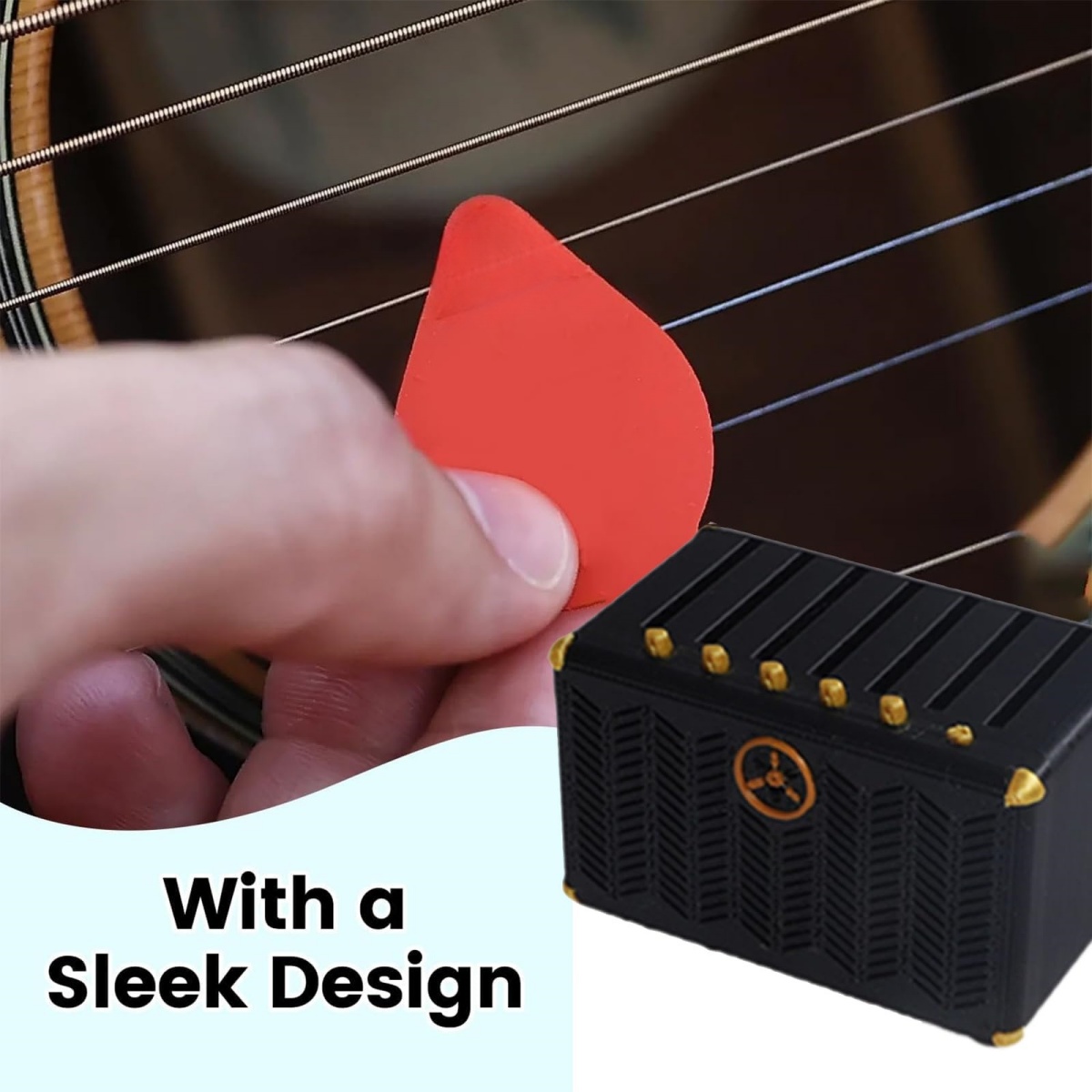 Soporte para púas de guitarra, - Musical Instrument Cajon reseña y precio