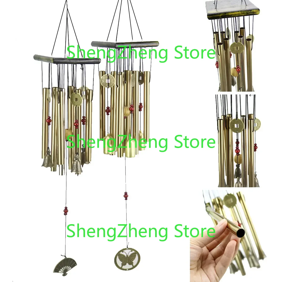 Tubo hueco de madera maciza, t - Wind Chime Tubular reseña y precio