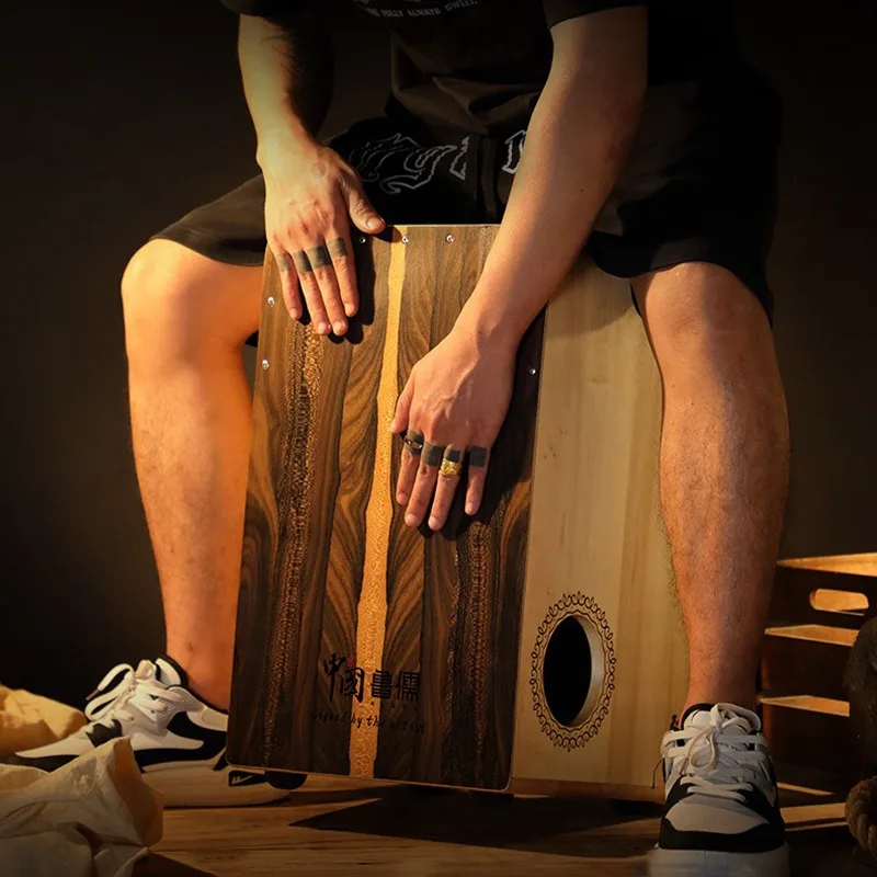 Caja de Cajon de madera maciza - Musical Instrument Cajon reseña y precio