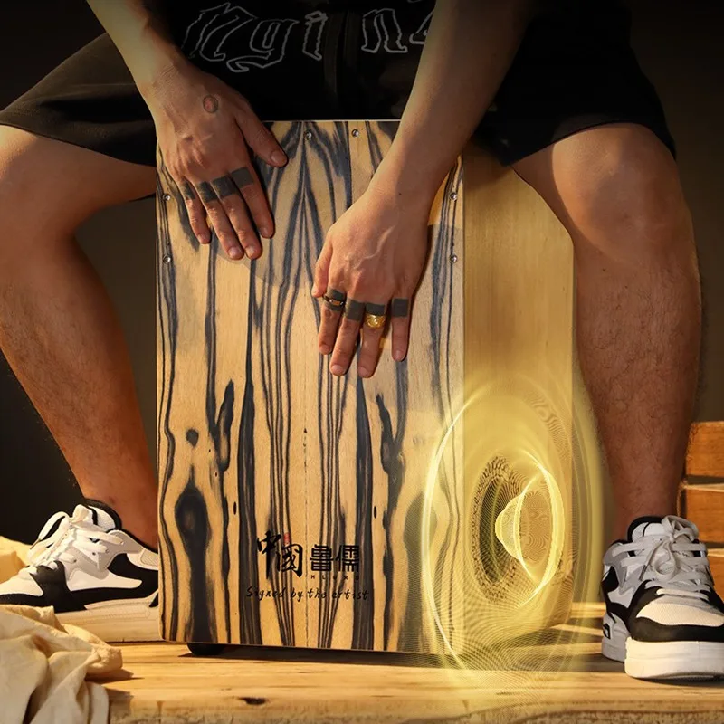Caja de Cajon de madera maciza - Musical Instrument Cajon reseña y precio