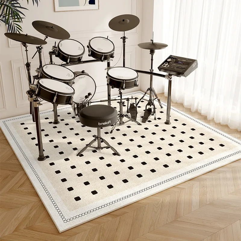 Alfombra de tambor antidesliza - Musical Instrument Online reseña y precio