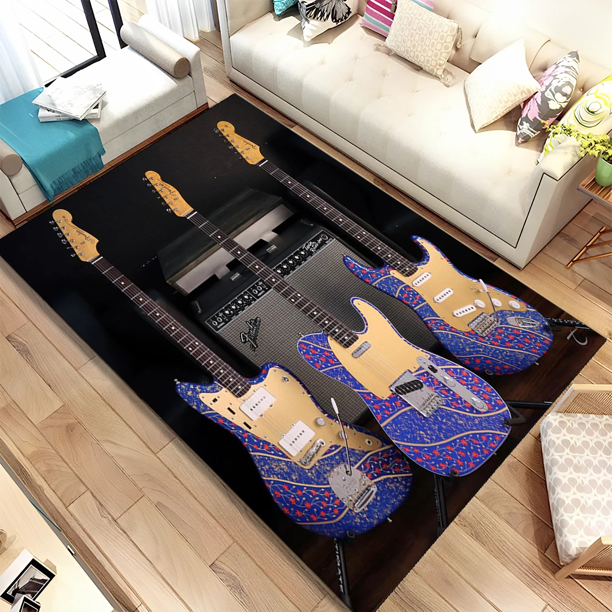 Alfombra Decorativa con Diseño - Musical Instrument Online reseña y precio