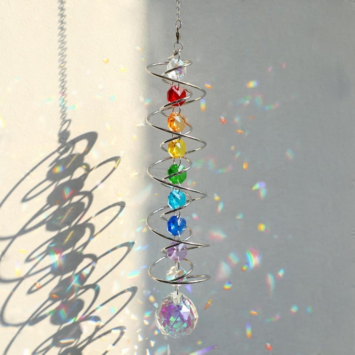 Atrapasueños de cristal, bola  - Wind Chime Tubular reseña y precio