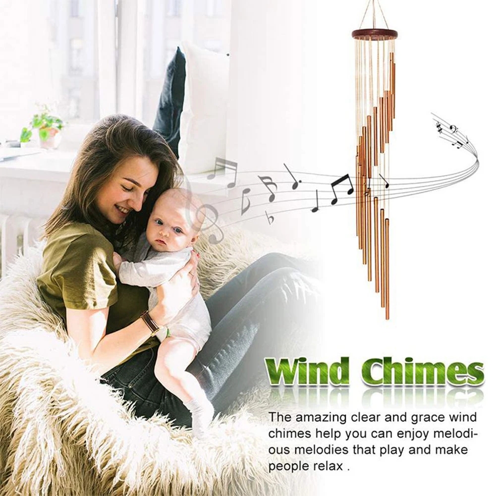 Campanas de viento de aleación - Wind Chime Tubular reseña y precio