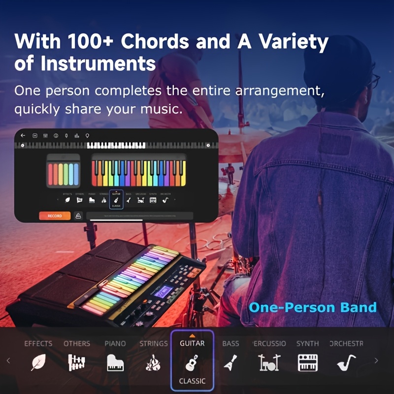 Elegante Piano Digital Intelig - Musical Instrument Of Keyboard reseña y precio